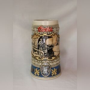 Vintage 1989 Coors Beer Stein MADE IN Brazil 1910 Beer Truck